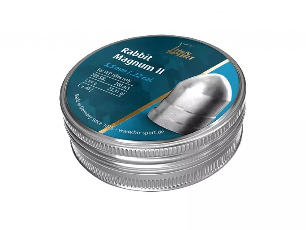 Пули пневматические H&N Rabbit Magnum II 5,5 мм 1,64 г, 200 штук