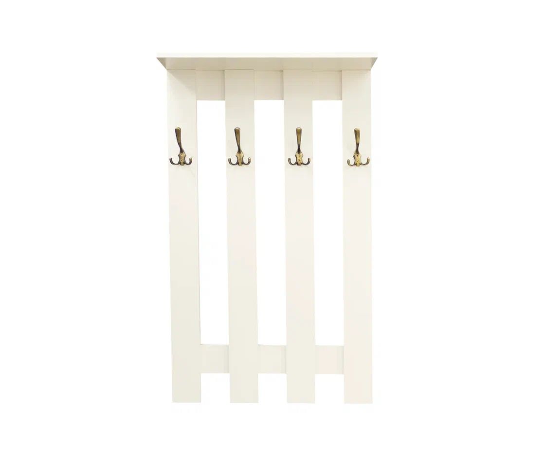 Вешалка ГРАНИКУМ Сара 4 секции Белый