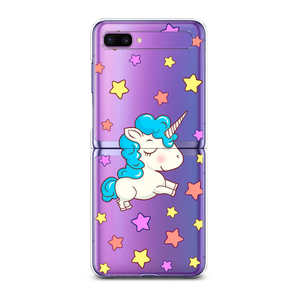 

Чехол Awog для Samsung Galaxy Z Flip 1 "Звездный единорог", 2107150-2