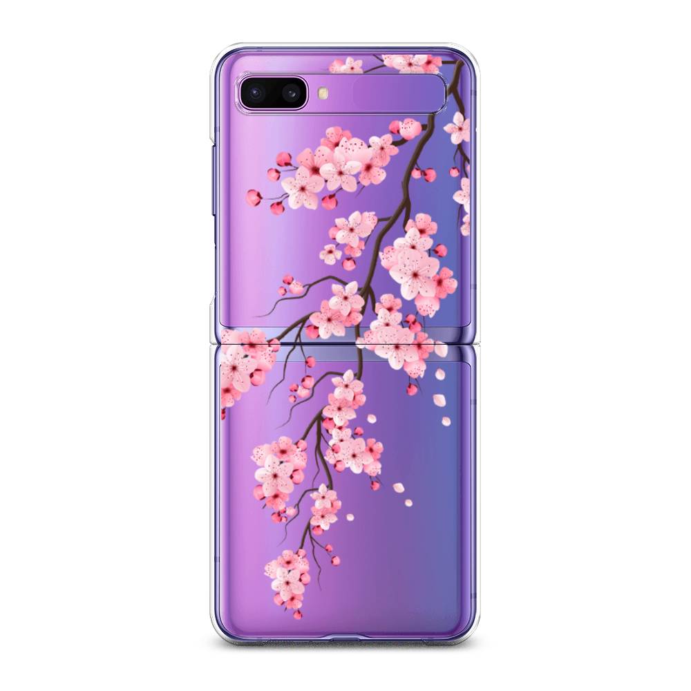 

Чехол Awog для Samsung Galaxy Z Flip 1 "Розовая сакура", 2107150-8
