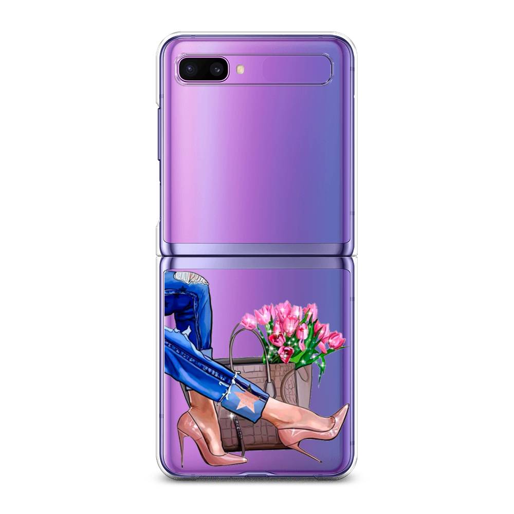

Чехол Awog для Samsung Galaxy Z Flip 1 "Каблучки", 2107150-7