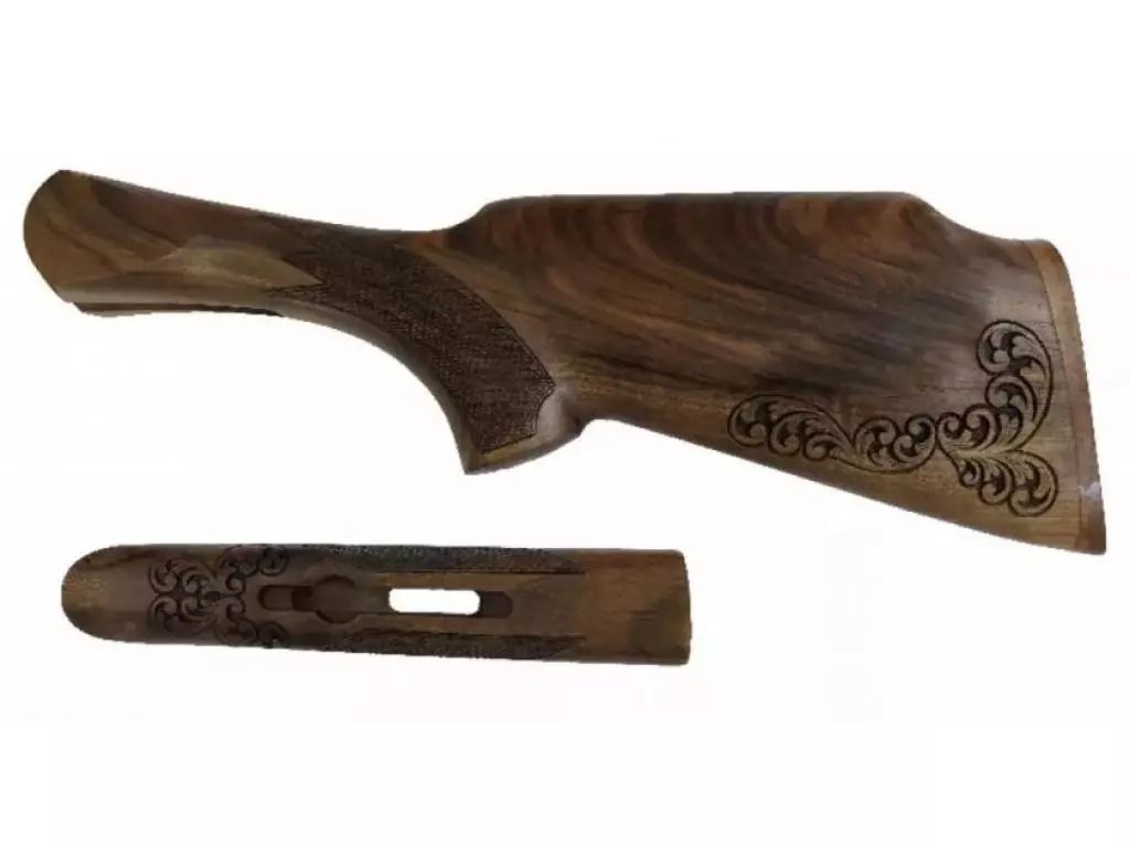 Приклад и цевье Ижевск для МР-58 с художественным оформлением, из ореха