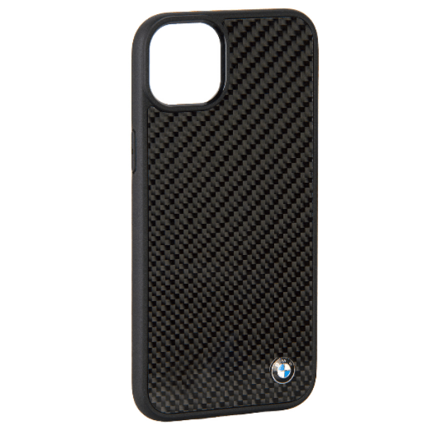 

Чехол iPhone 14 Plus BMW Carbon, черный