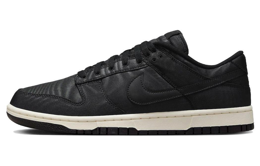 

Кеды унисекс Nike Dunk Low Black Canvas черные 43 EU, Черный, Dunk Low Black Canvas