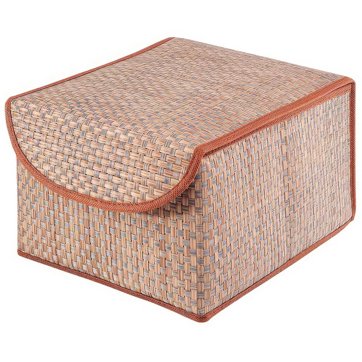

Коробка для хранения с крышкой Casy Home бежевый 21x26x15 см