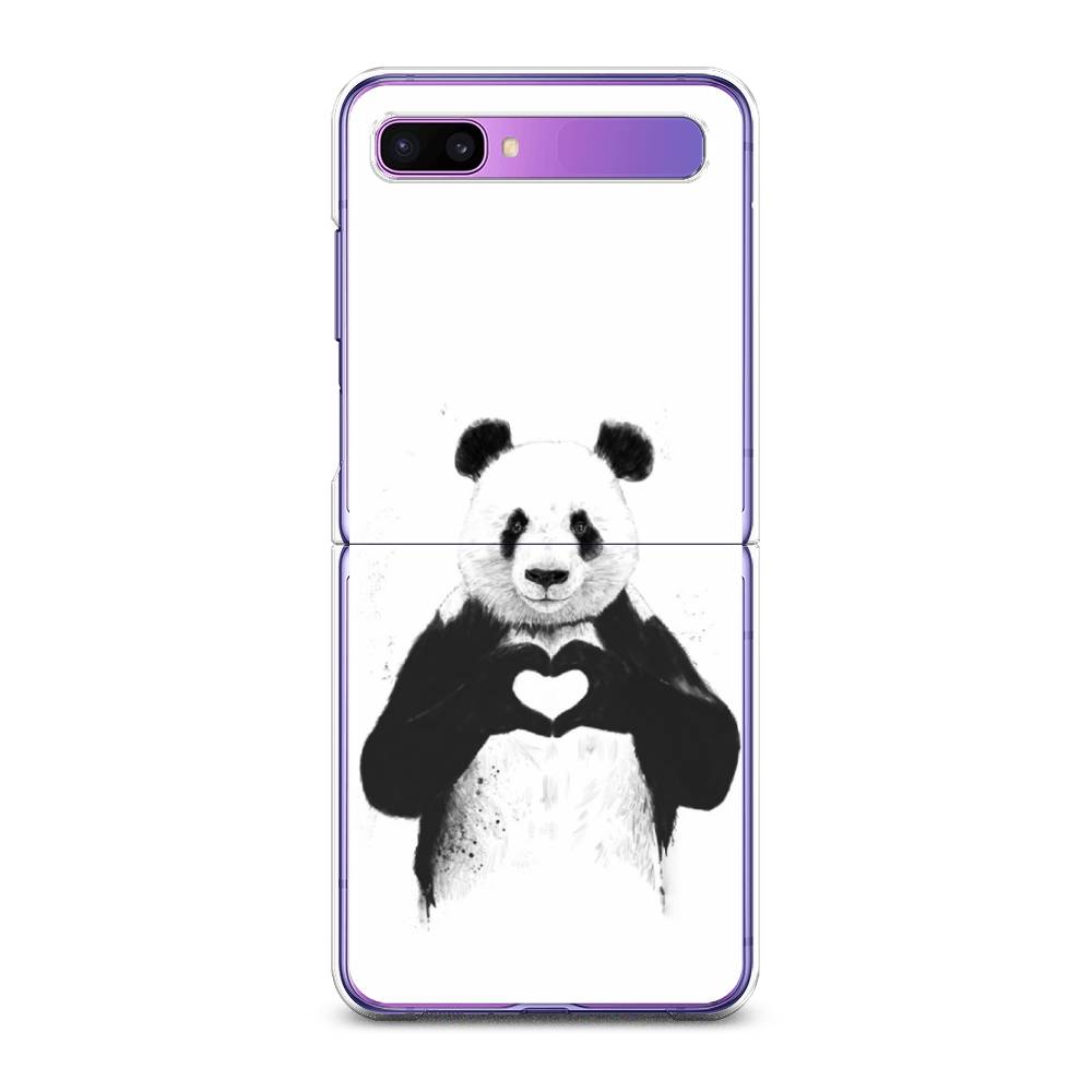 

Чехол Awog для Samsung Galaxy Z Flip 1 "Панда love", 2107150-10