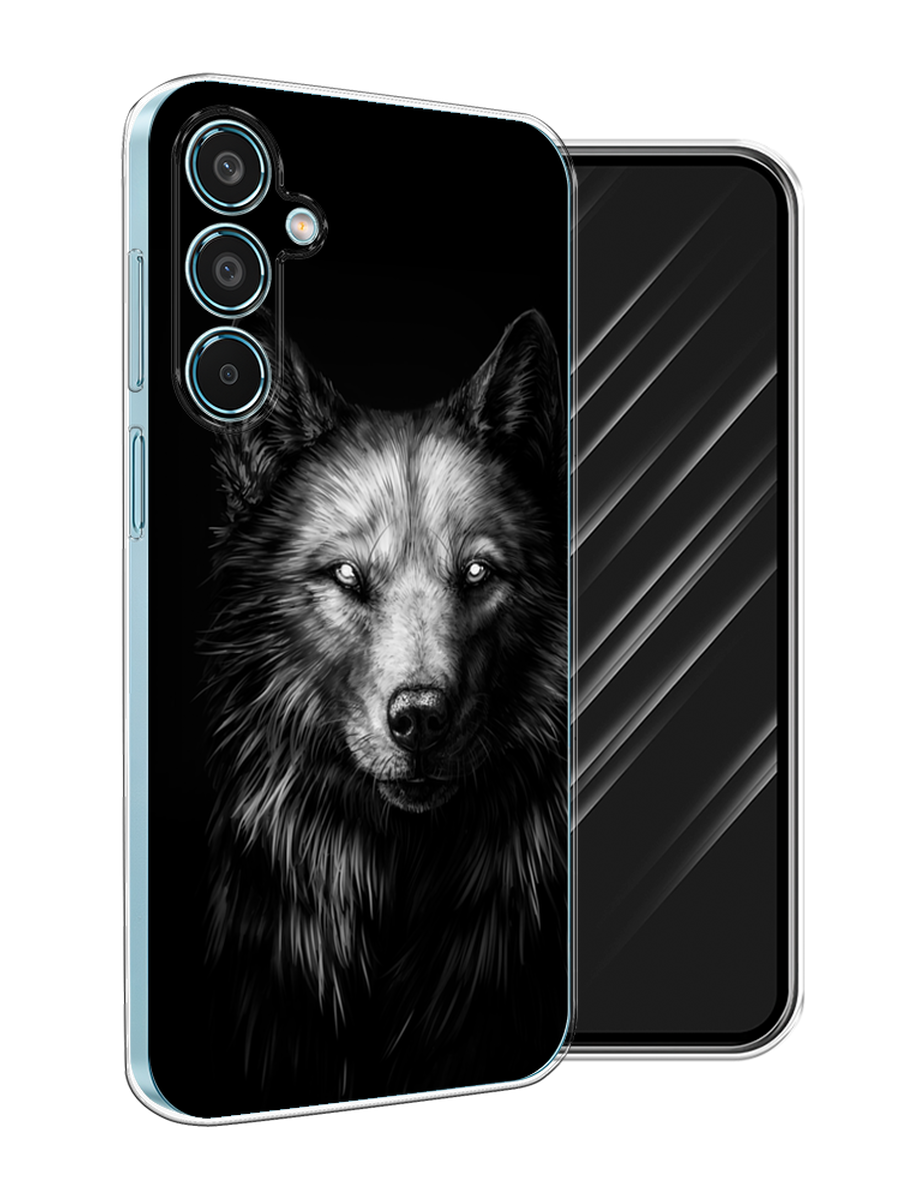 

Чехол Awog на Samsung Galaxy M35 "Волк черно белый", Серый;бежевый;белый, 2110050-1