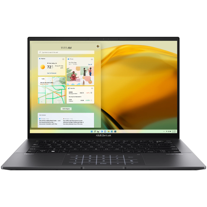 фото Ноутбук asus zenbook 14 oled um3402ya-km176w черный (90nb0w95-m00cn0)