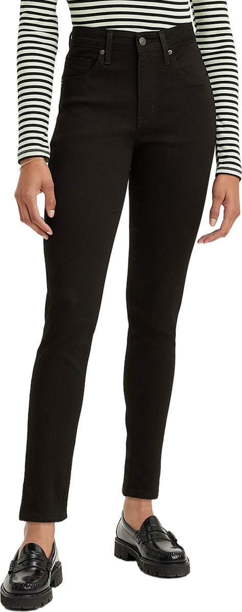 

Джинсы женские Levi's Women 721 High Rise Skinny Jeans черные 29/28, Черный, Women 721 High Rise Skinny Jeans