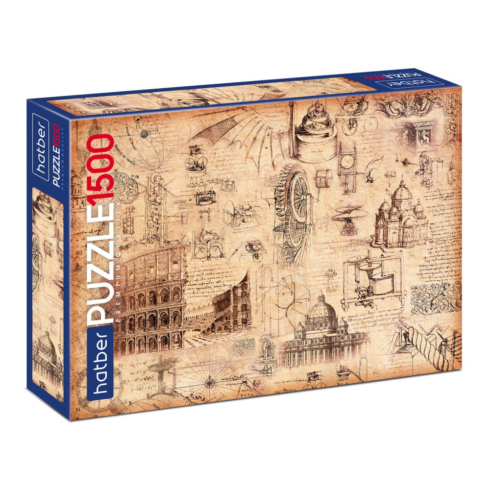 

Пазлы Hatber Римский Коллаж, 1500 элементов, формат А1