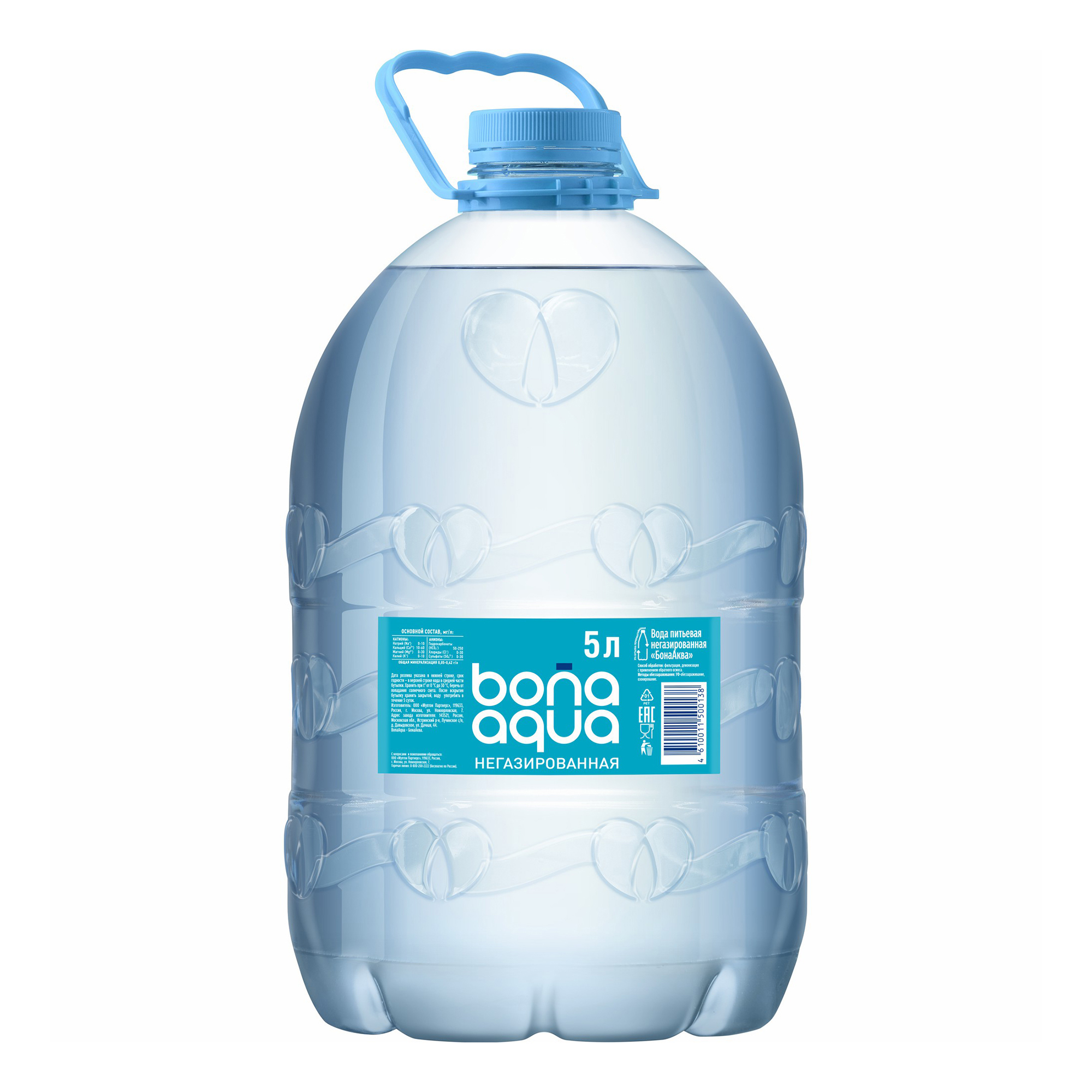 Вода питьевая Bona Aqua негазированная 5 л