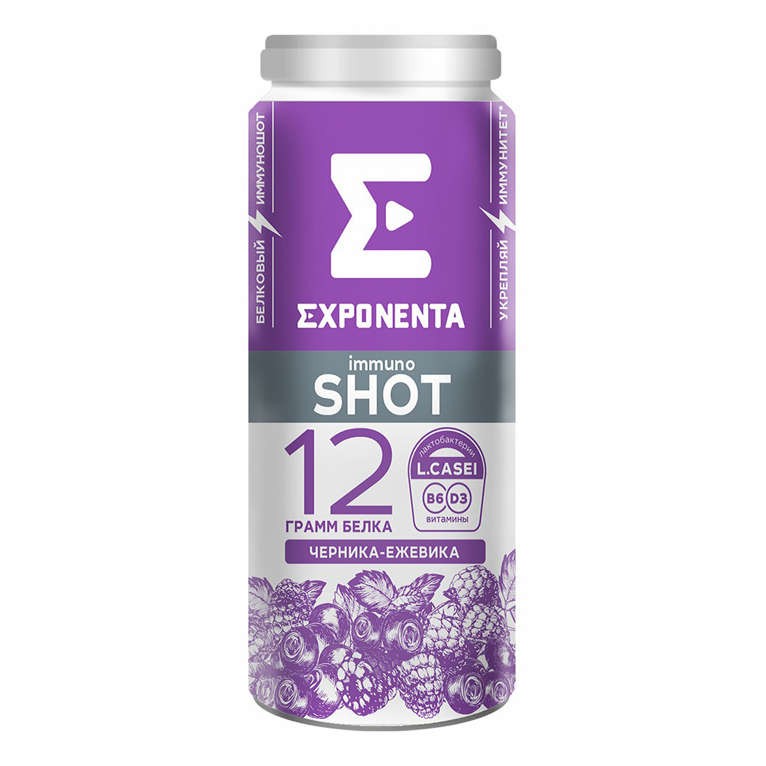 

Кисломолочный напиток Exponenta Immuno Shot черника-ежевика 0% БЗМЖ 100 мл
