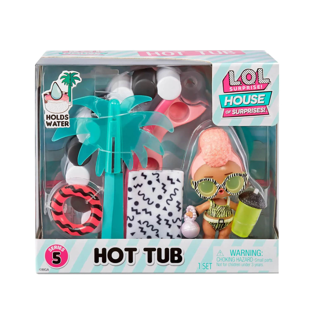 

Набор LOL Surprise Furniture HOS 5 серия Vacay Babay Hot Tub, 580232