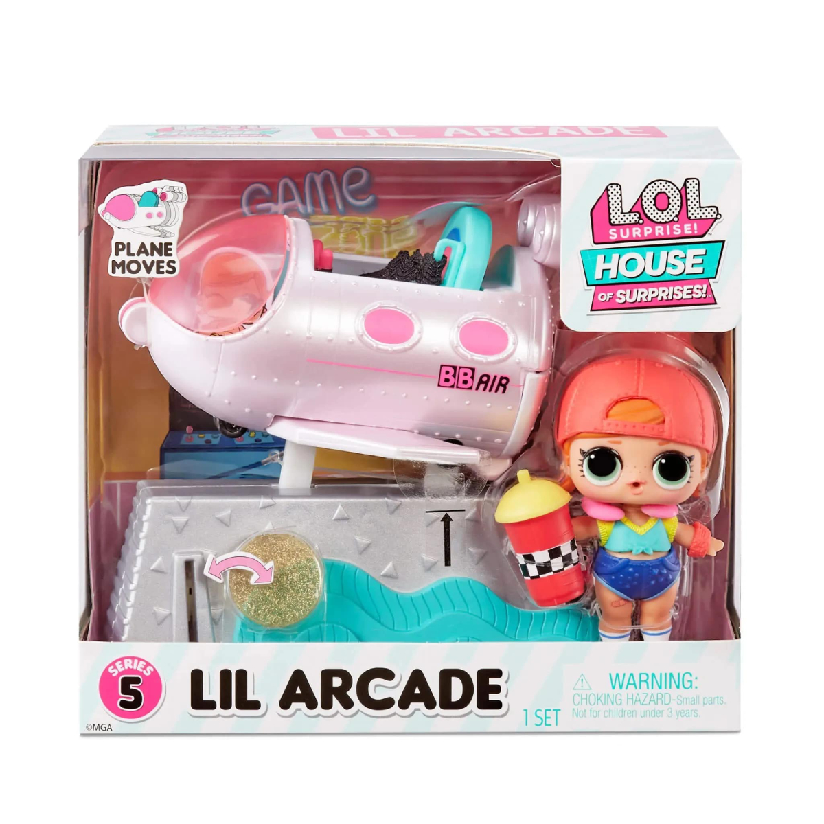 

Набор LOL Surprise Furniture HOS 5 серия Sk8er Grrrl Lil Arcade, 580218