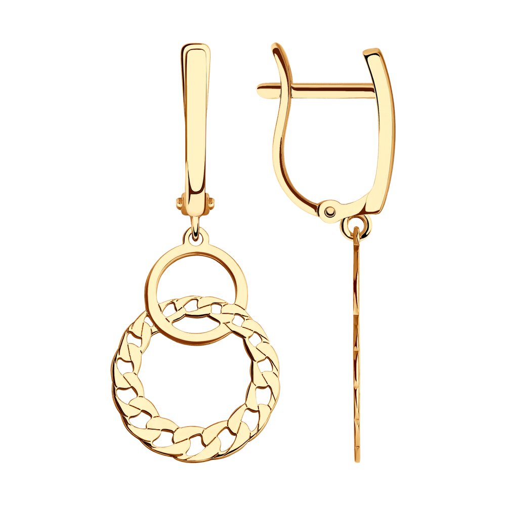

Серьги из красного золота SOKOLOV 029789, 029789