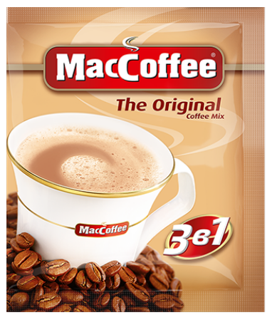 Кофейный напиток MacCoffee 3 в 1 растворимый 20 г
