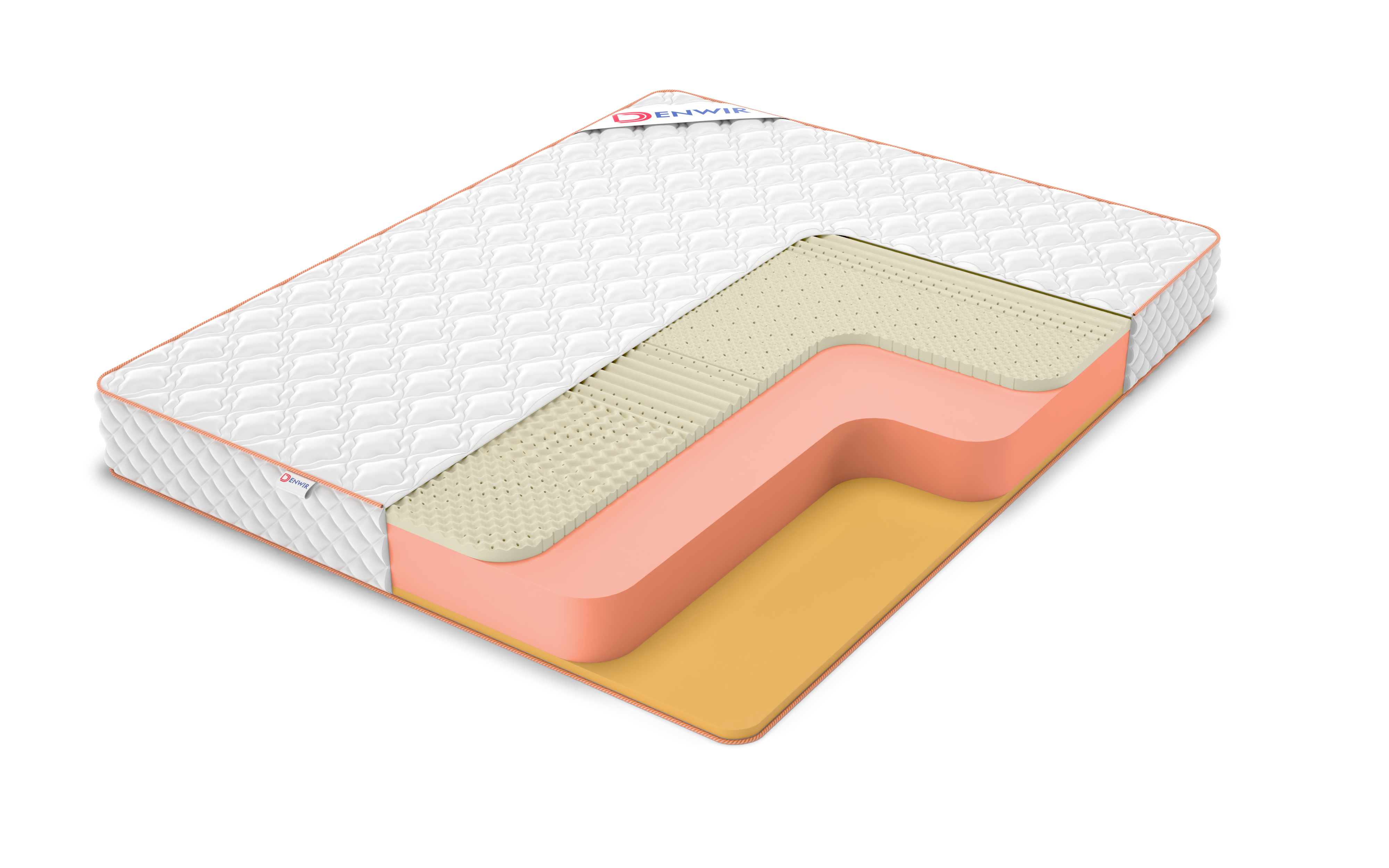 

Матрас беспружинный DENWIR TOP MEMO SOFT RELAX 19/chstmat_TMSR19_75x155, Белый, TOP MEMO SOFT RELAX 19