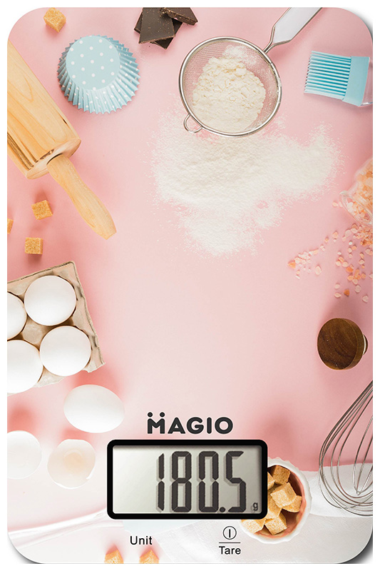 фото Весы кухонные magio mg-799 pink