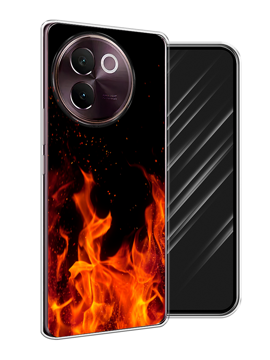 

Чехол Awog на Vivo V30e "Все в огне", Оранжевый;черный, 2610550-1