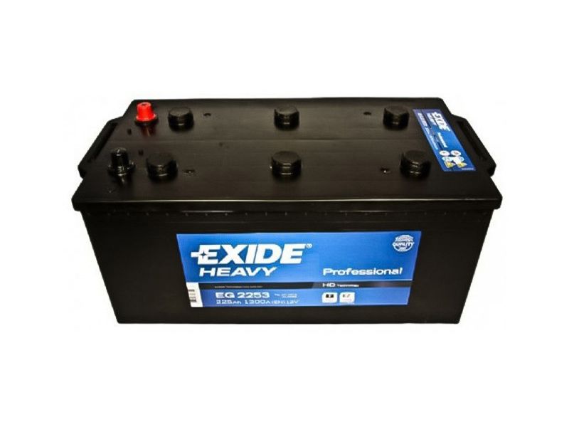 фото Аккумулятор exide heavy duty 225a/ч (eg 2254)(-/+) 12v 1200 a en 518х279х240 eg2254