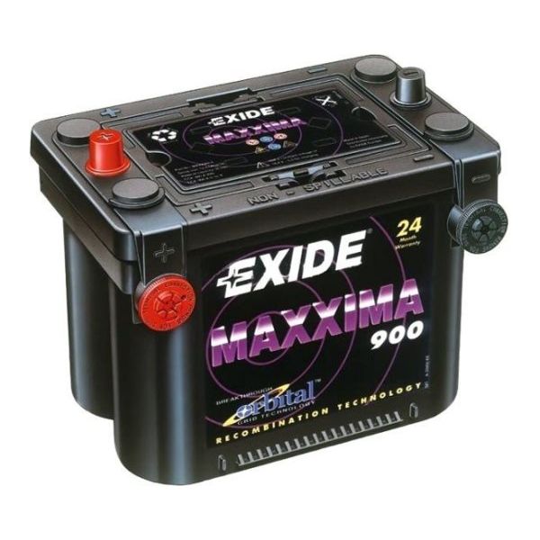 фото Аккумулятор exide maxxima agm orbital ex 900 50а/ч (ex900) 12v 800 a en 230x173x206