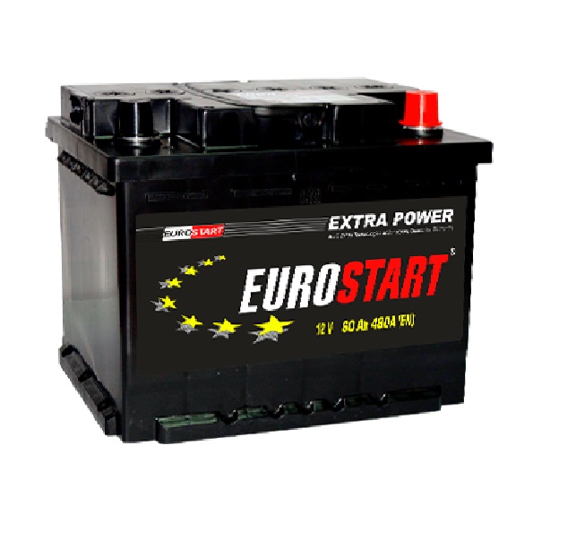 Аккумулятор Eurostart Asia 60ah  Eua600  R+  (-/+)  12v 480a En   230х179х225 EUA600