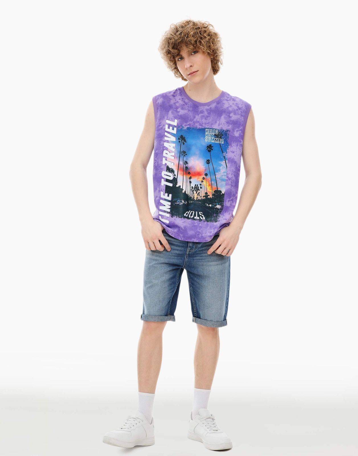 

Шорты для мальчика Gloria Jeans BSH007436 медиум 12-13л/158 (40), Синий, BSH007436