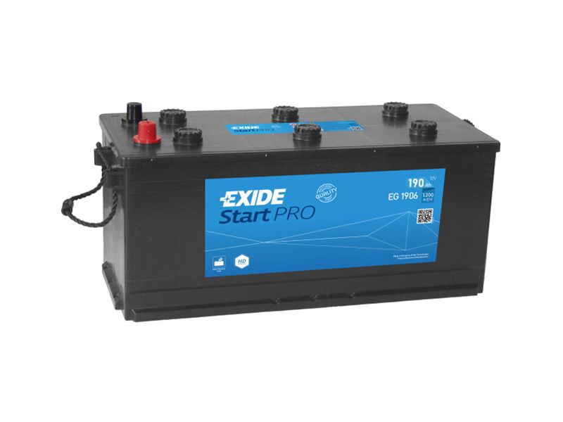 фото Аккумулятор exide heavy duty 190 a/ч (eg 1906)(-/+) 12v 1100 a en 510х218х225 eg1906