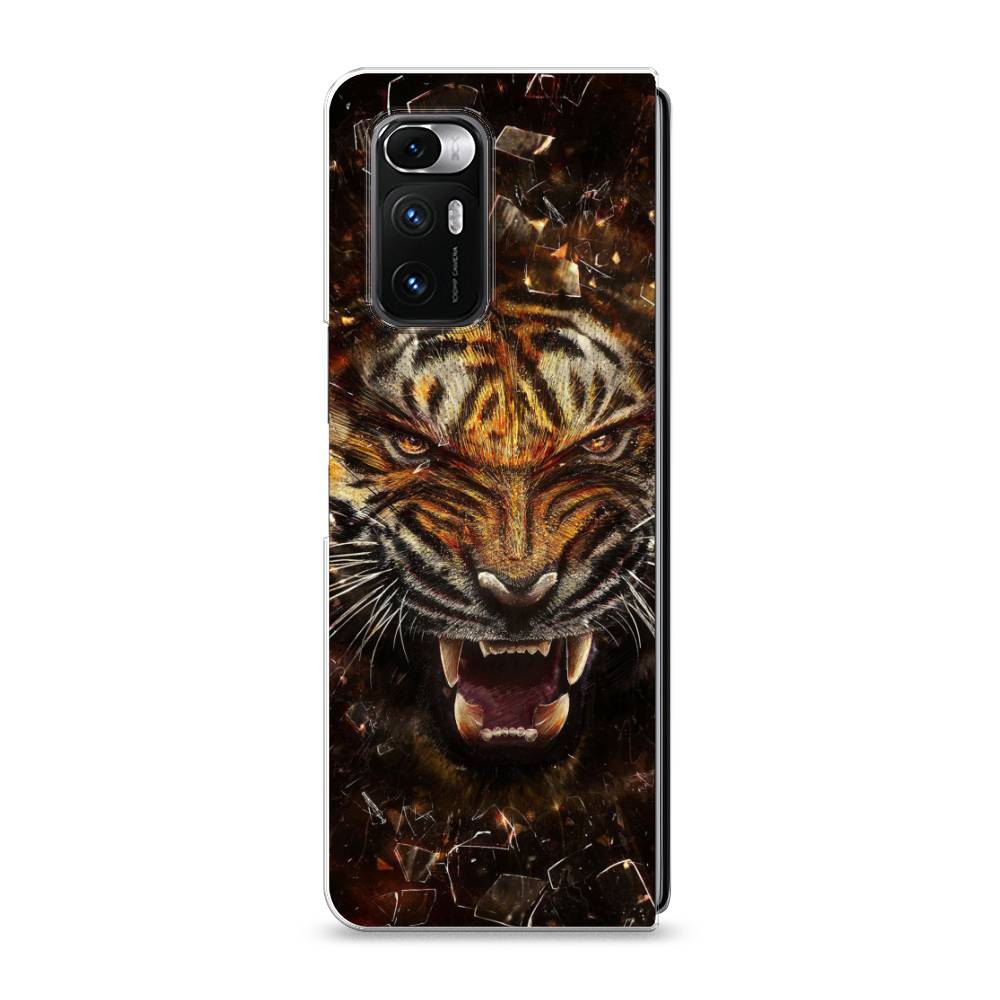 

Чехол на Xiaomi Mi Mix Fold "Тигр осколки", Оранжевый;серый;черный, 314250-1