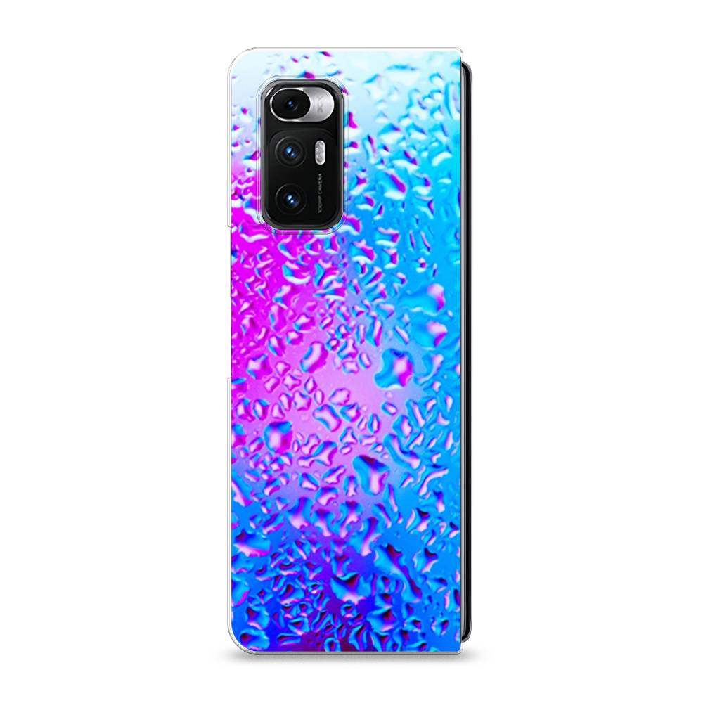 

Чехол на Xiaomi Mi Mix Fold "Капли на стекле", Голубой;розовый, 314250-3