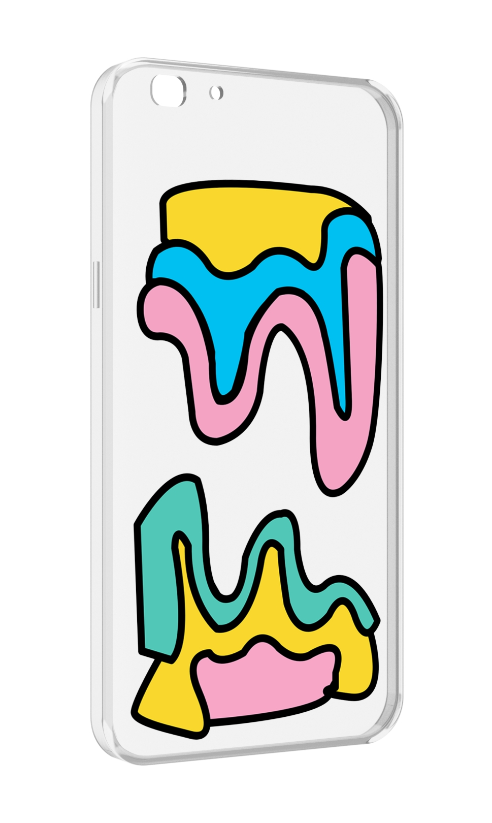 

Чехол MyPads вытекающая-абстракция для Oppo A77/F3 (2017 год), Прозрачный, Tocco