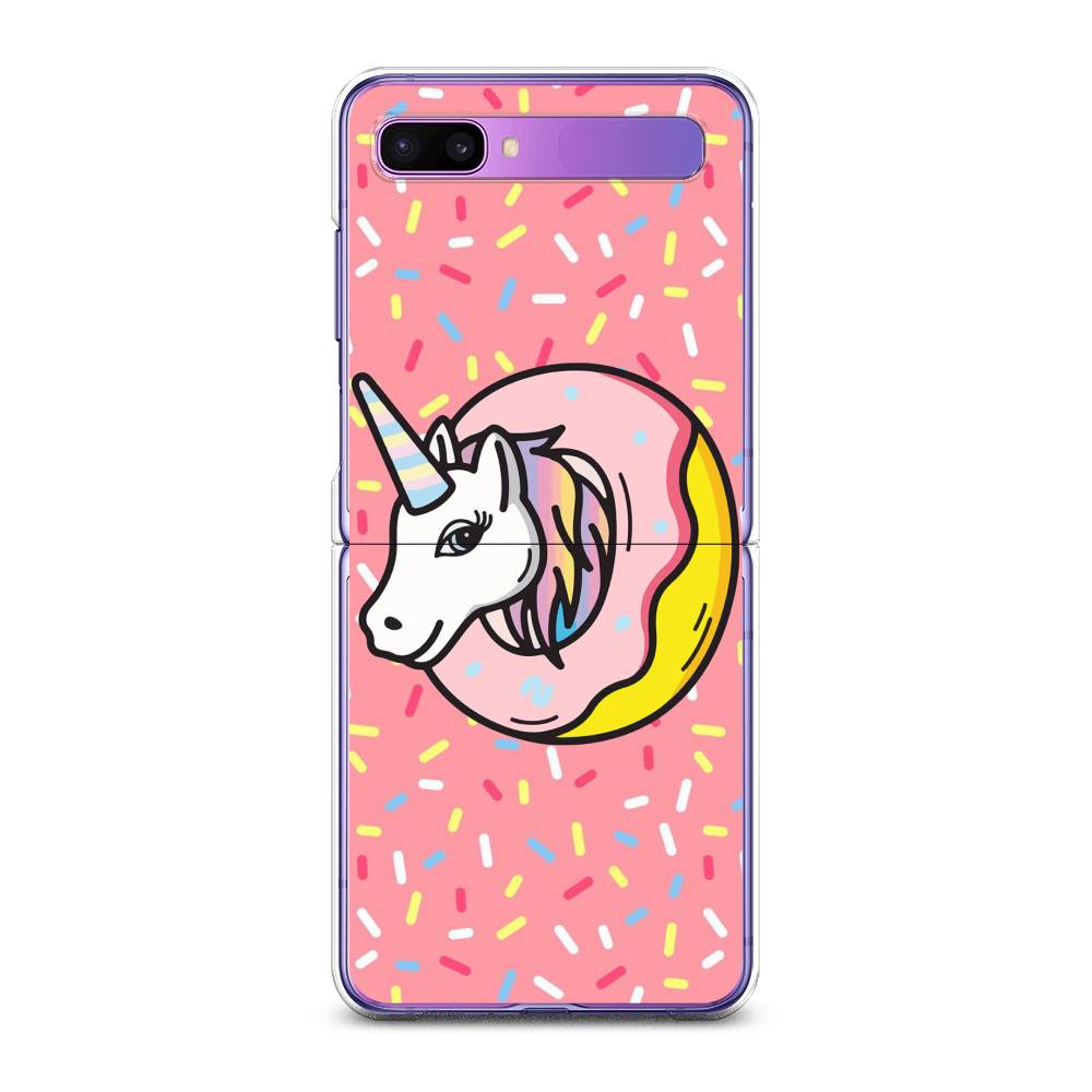 

Чехол Awog для Samsung Galaxy Z Flip 1 "Единорог в пончике", 2107150-2