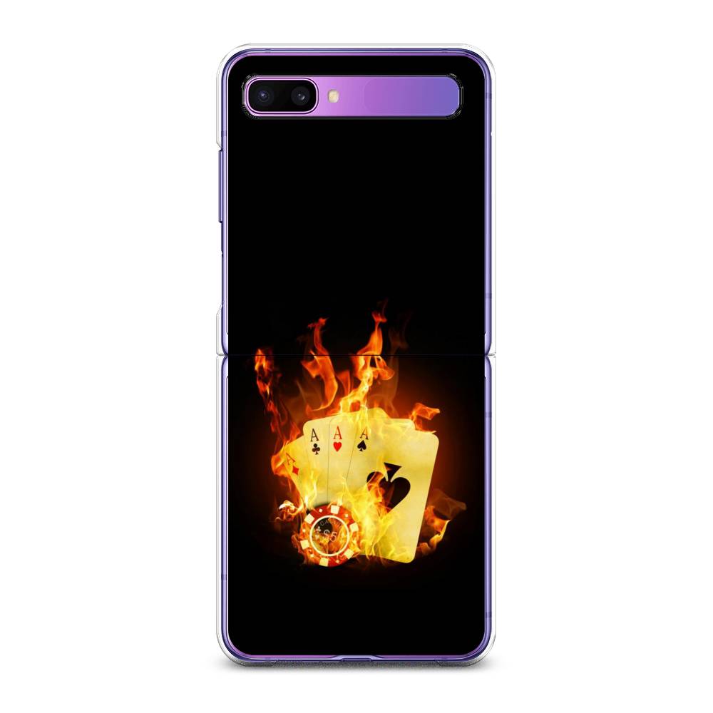 

Чехол Awog для Samsung Galaxy Z Flip 1 "Горящие карты", 2107150-9