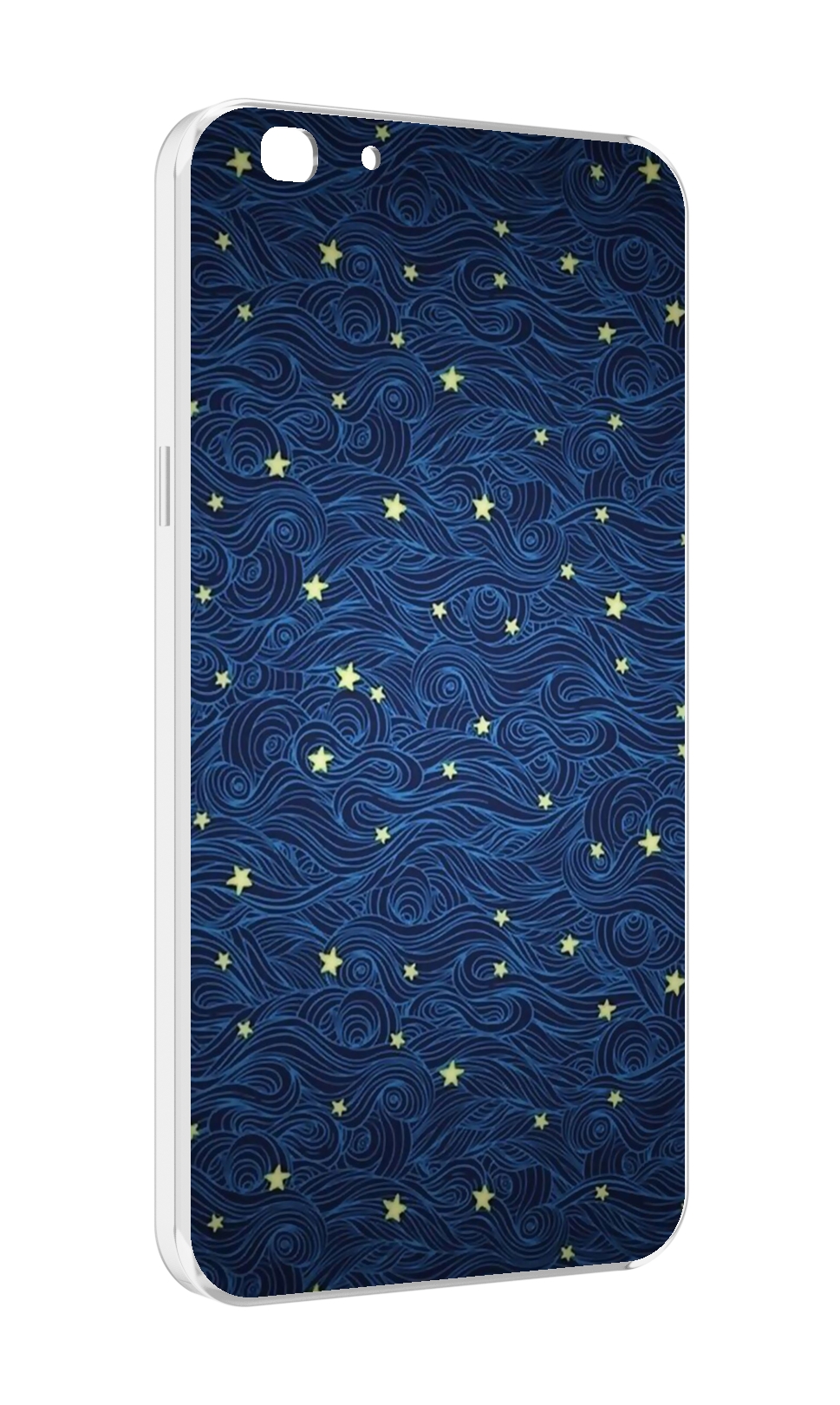 

Чехол MyPads волны с звездами акварель для Oppo A77/F3 (2017 год), Прозрачный, Tocco