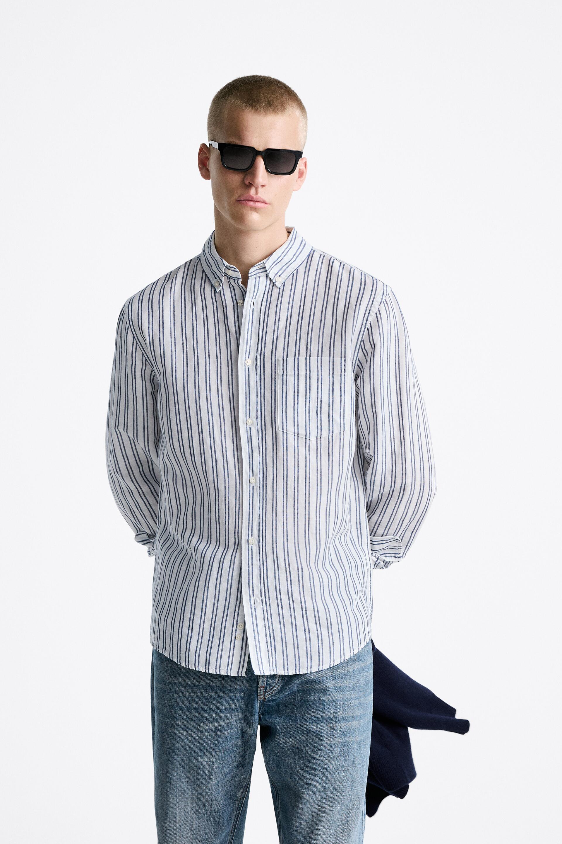 

Рубашка мужская ZARA 01618300 белая 2XL (доставка из-за рубежа), 01618300