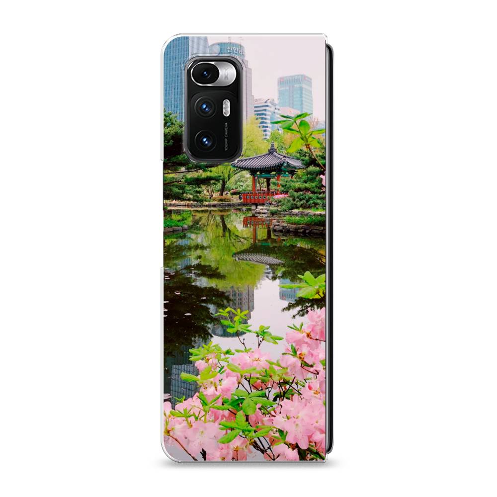 

Чехол на Xiaomi Mi Mix Fold "Сакура возле озера", Зеленый;розовый;голубой, 314250-2
