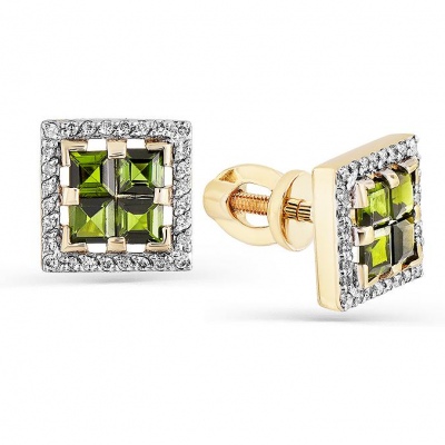 

Серьги из жёлтого золота с турмалинами и бриллиантами Master Brilliant 2-302088-00-60, 2-302088-00-60