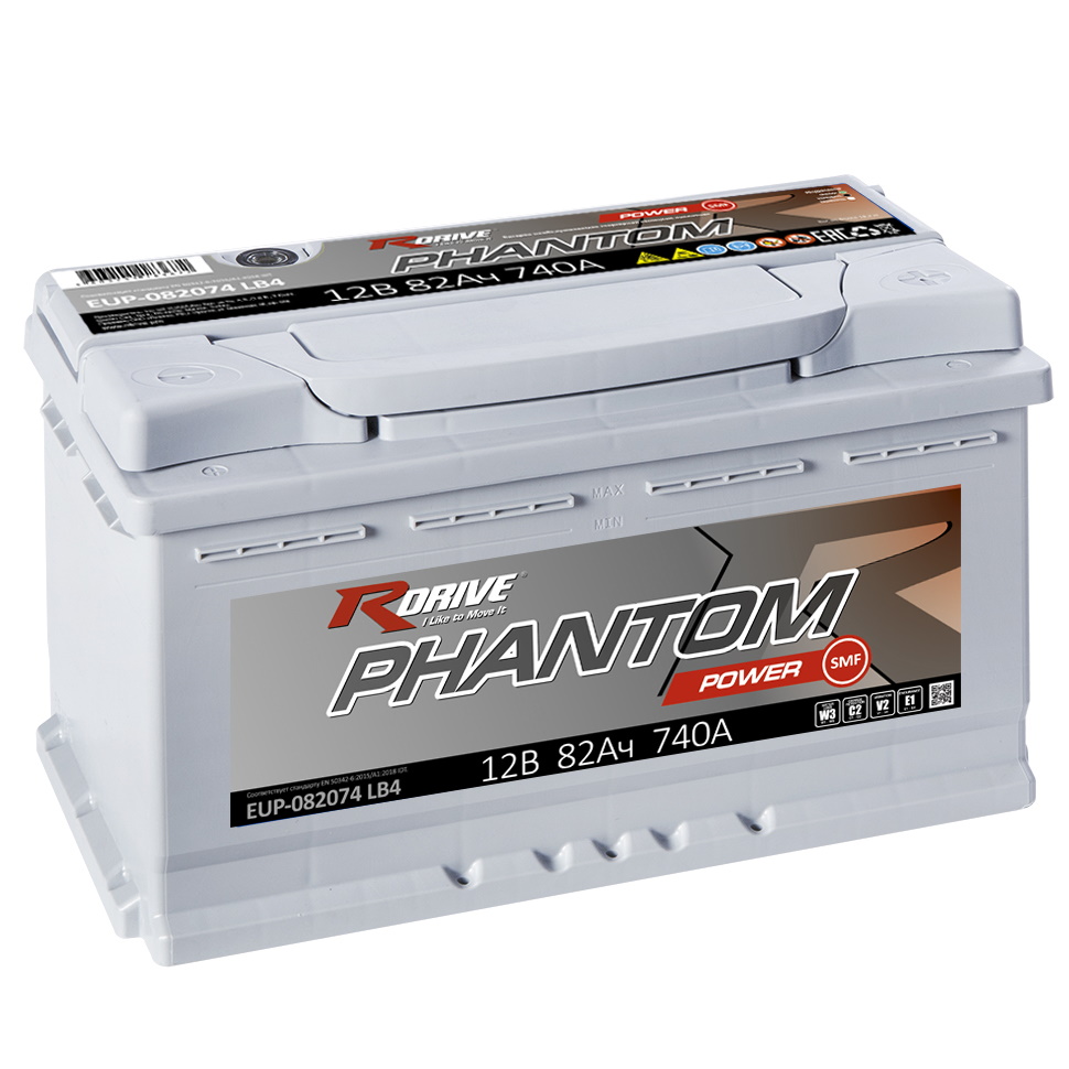 фото Аккумулятор автомобильный rdrive phantom power 82sr