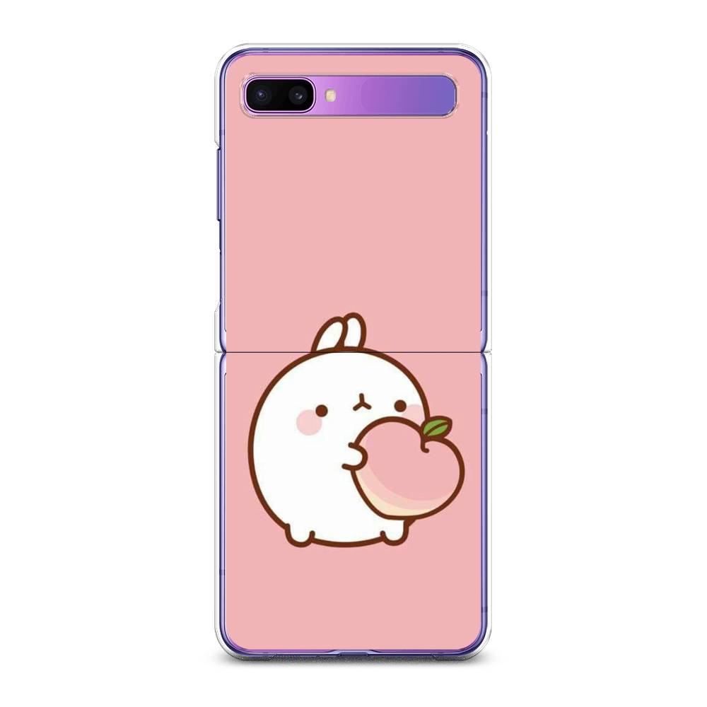 

Чехол Awog для Samsung Galaxy Z Flip 1 "Кролик с персиком", 2107150-1