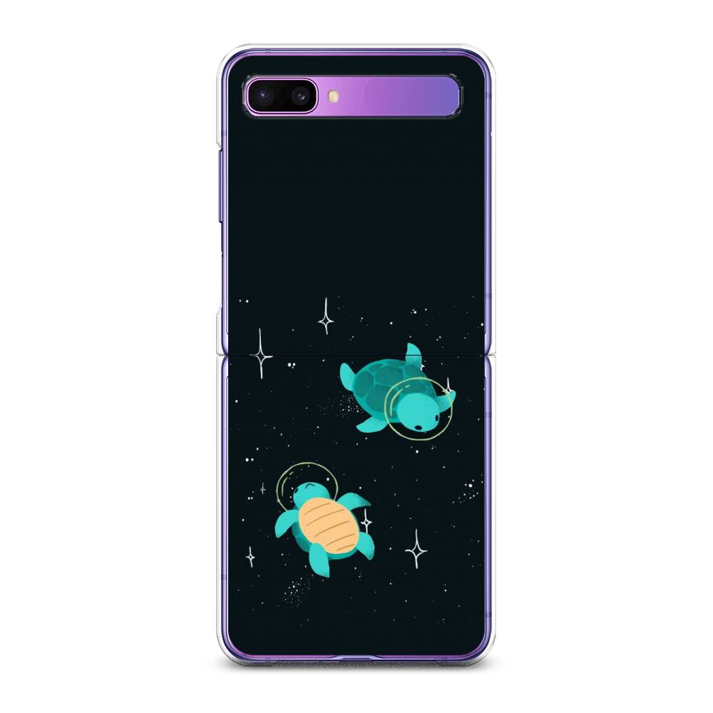 

Чехол Awog для Samsung Galaxy Z Flip 1 "Черепашки космонавты", 2107150-4