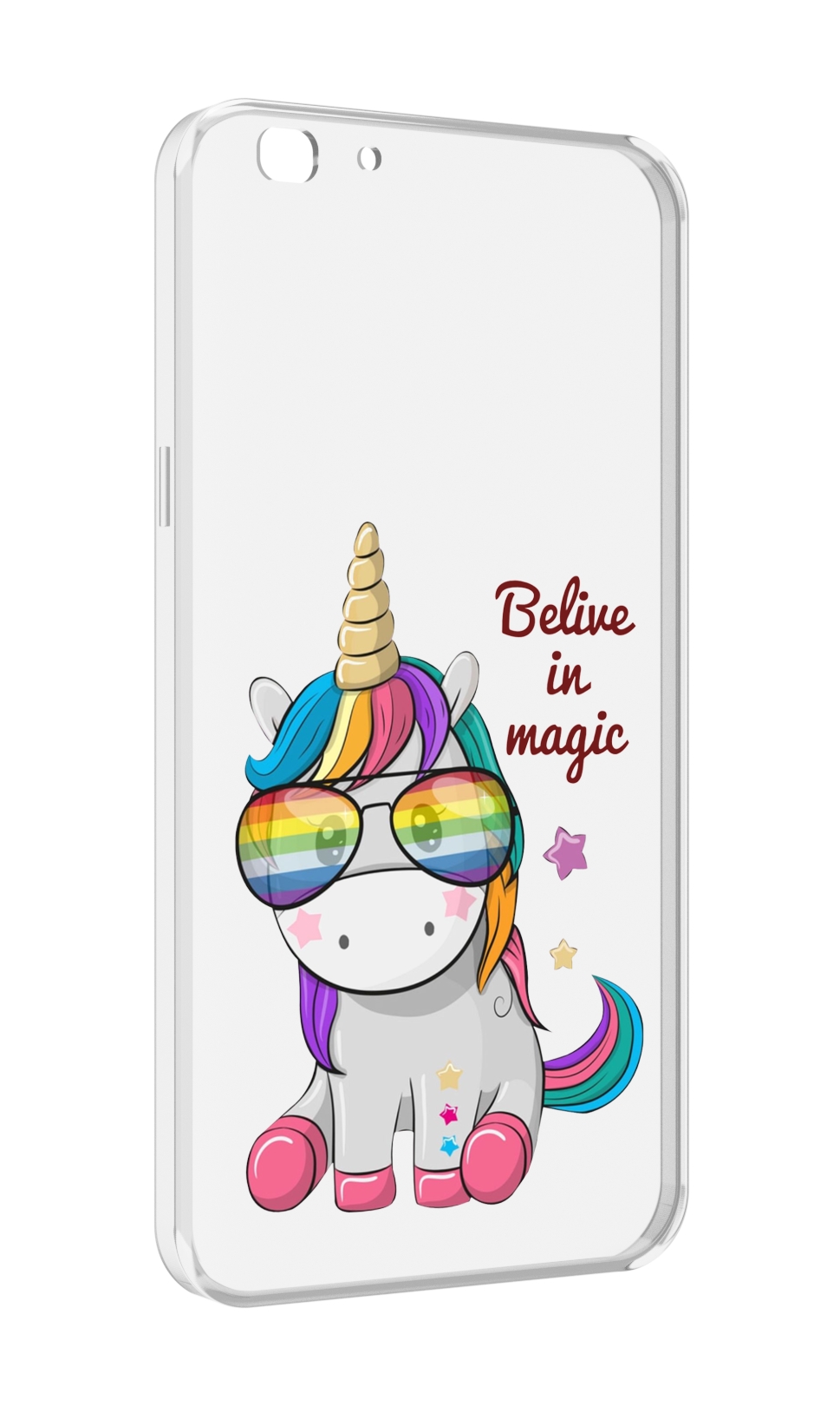 

Чехол MyPads верю-в-магию детский для Oppo A77/F3 (2017 год), Прозрачный, Tocco