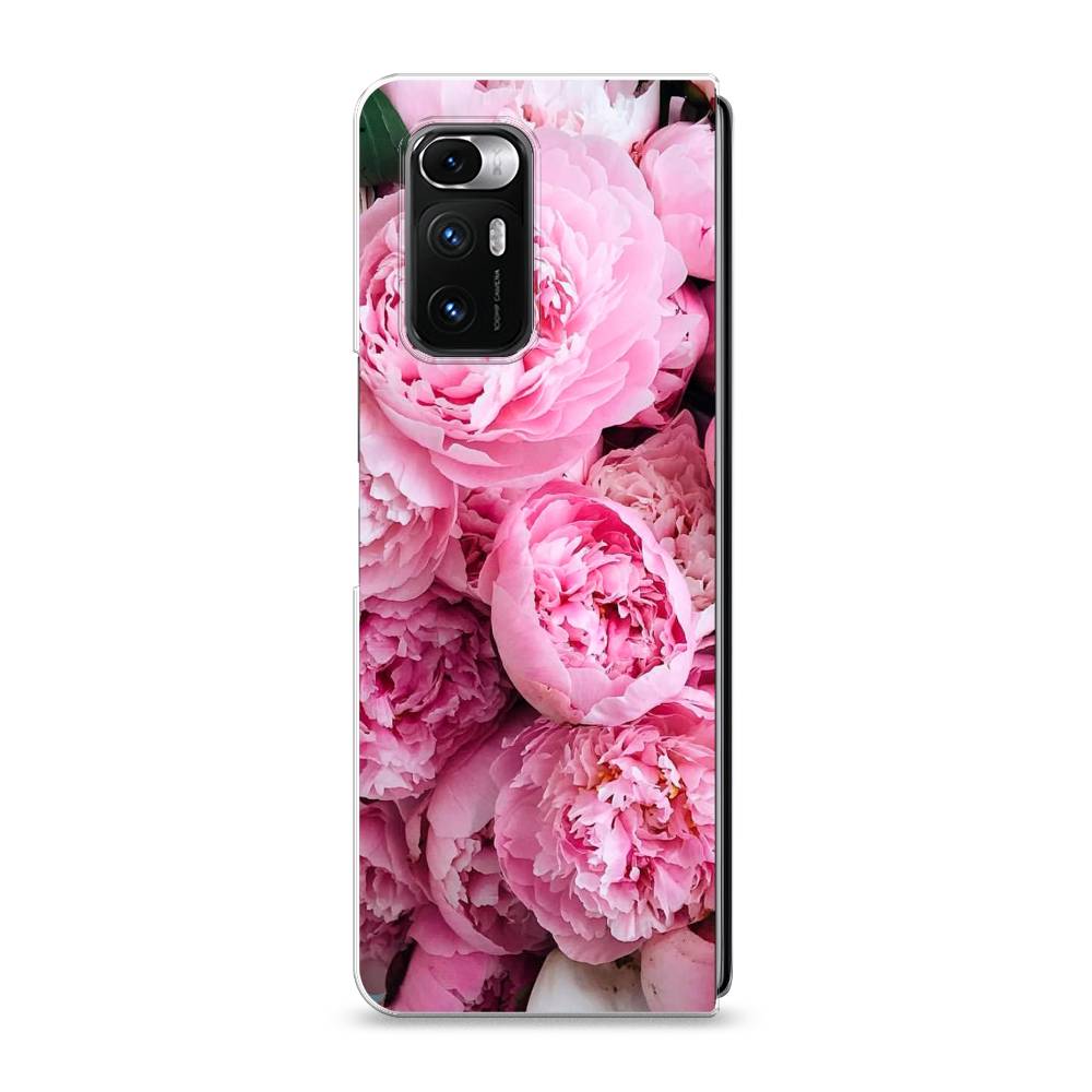 

Чехол на Xiaomi Mi Mix Fold "Розовые пионы", Бежевый;розовый, 314250-2