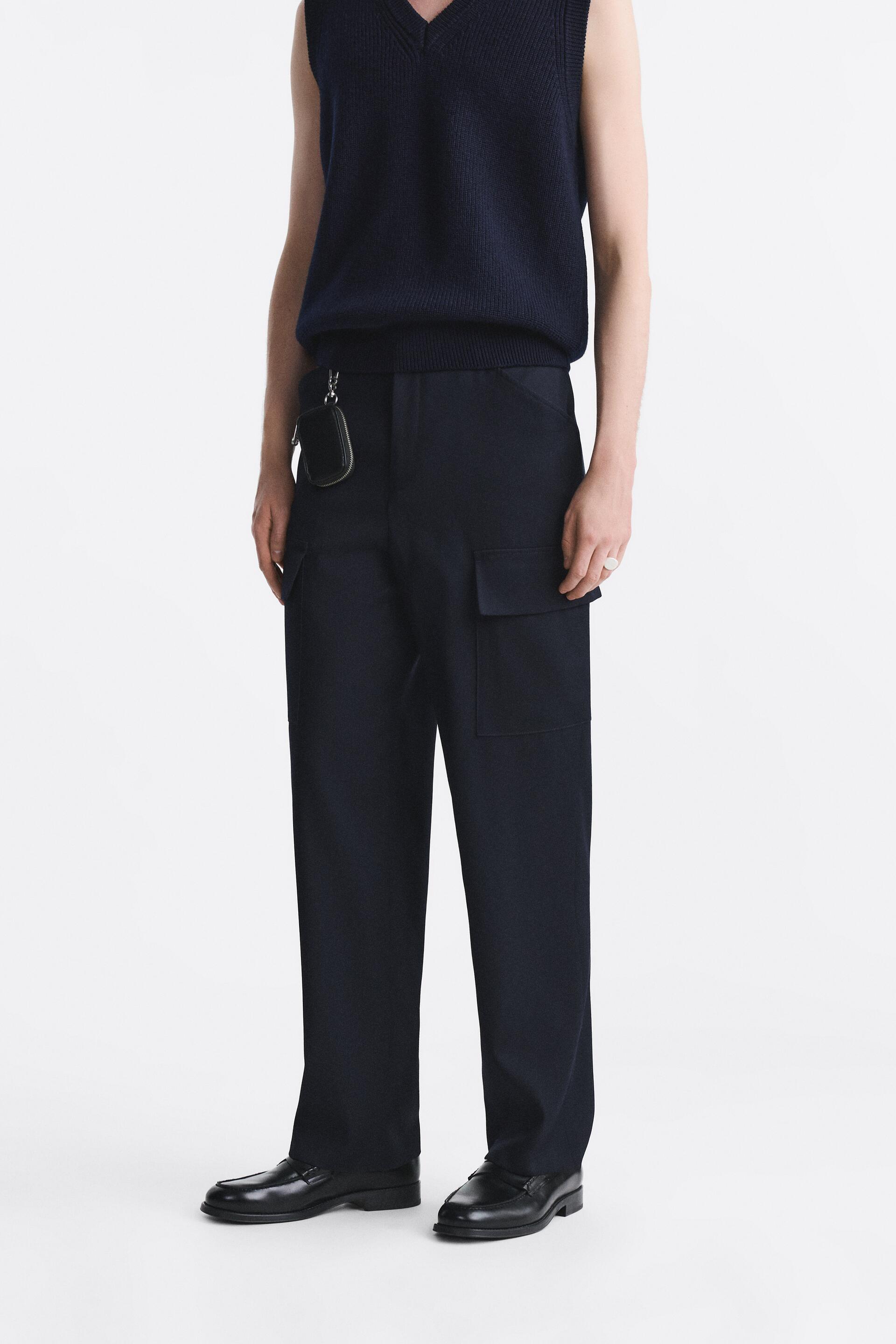 

Брюки мужские ZARA 01564970 синие 44 (доставка из-за рубежа), Синий, 01564970