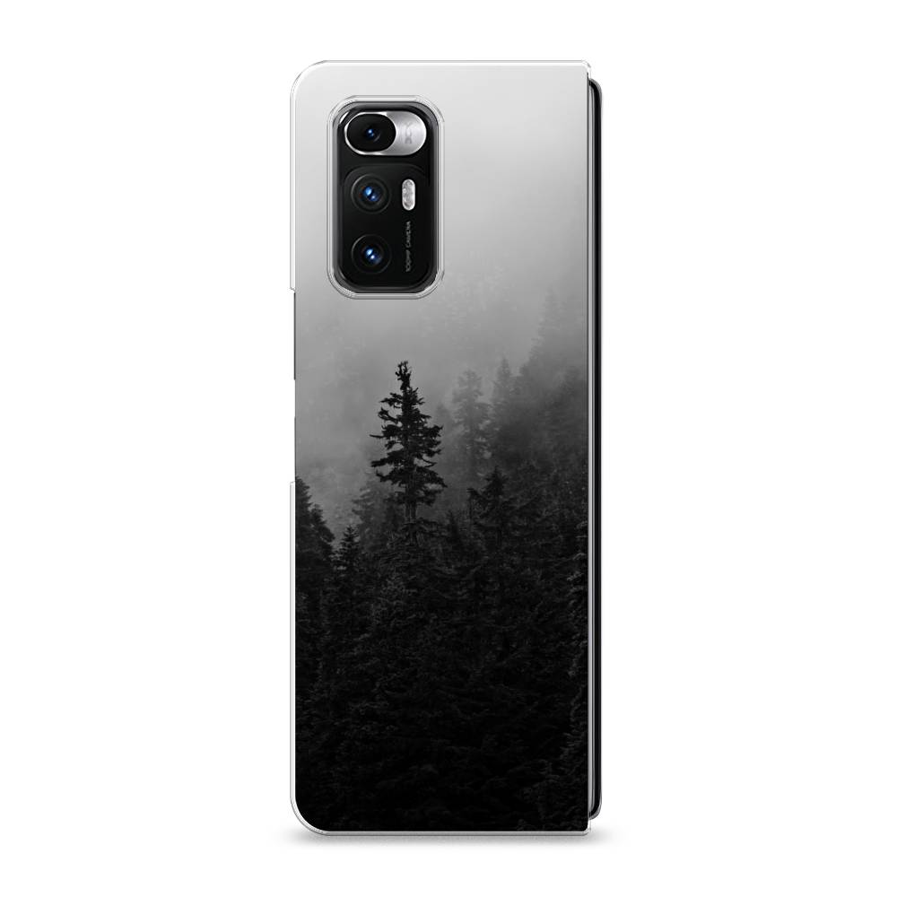 

Чехол на Xiaomi Mi Mix Fold "Туманный лес", Серый;черный, 314250-2