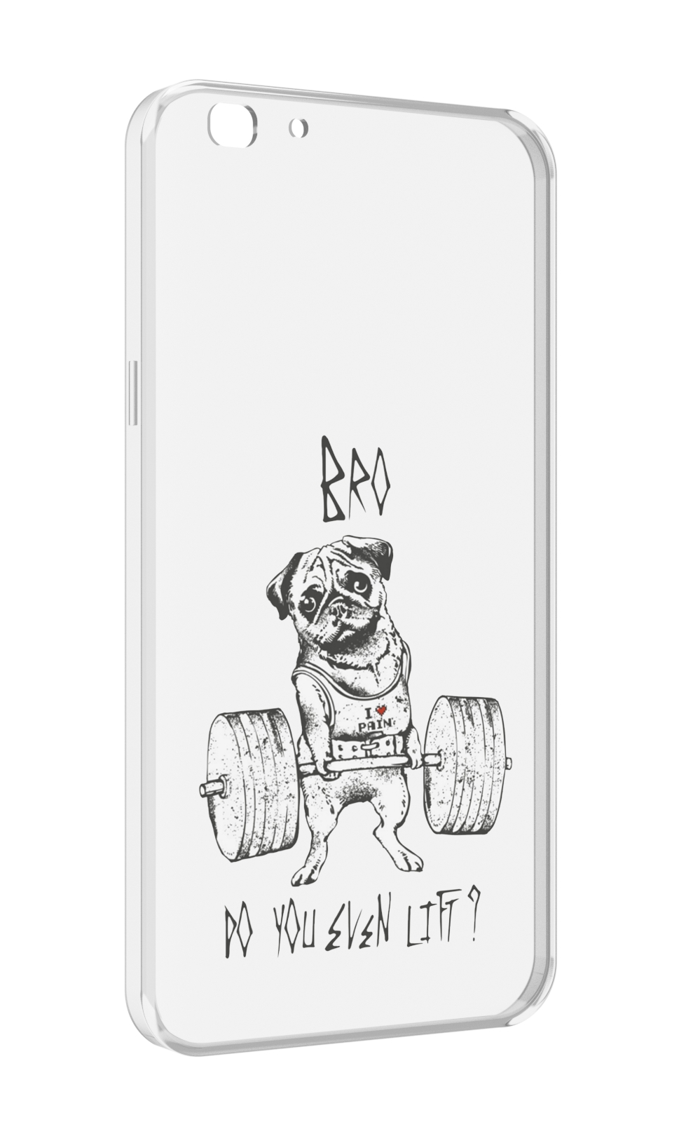 

Чехол MyPads брат ты подкачался мужской для Oppo A77/F3 (2017 год), Прозрачный, Tocco