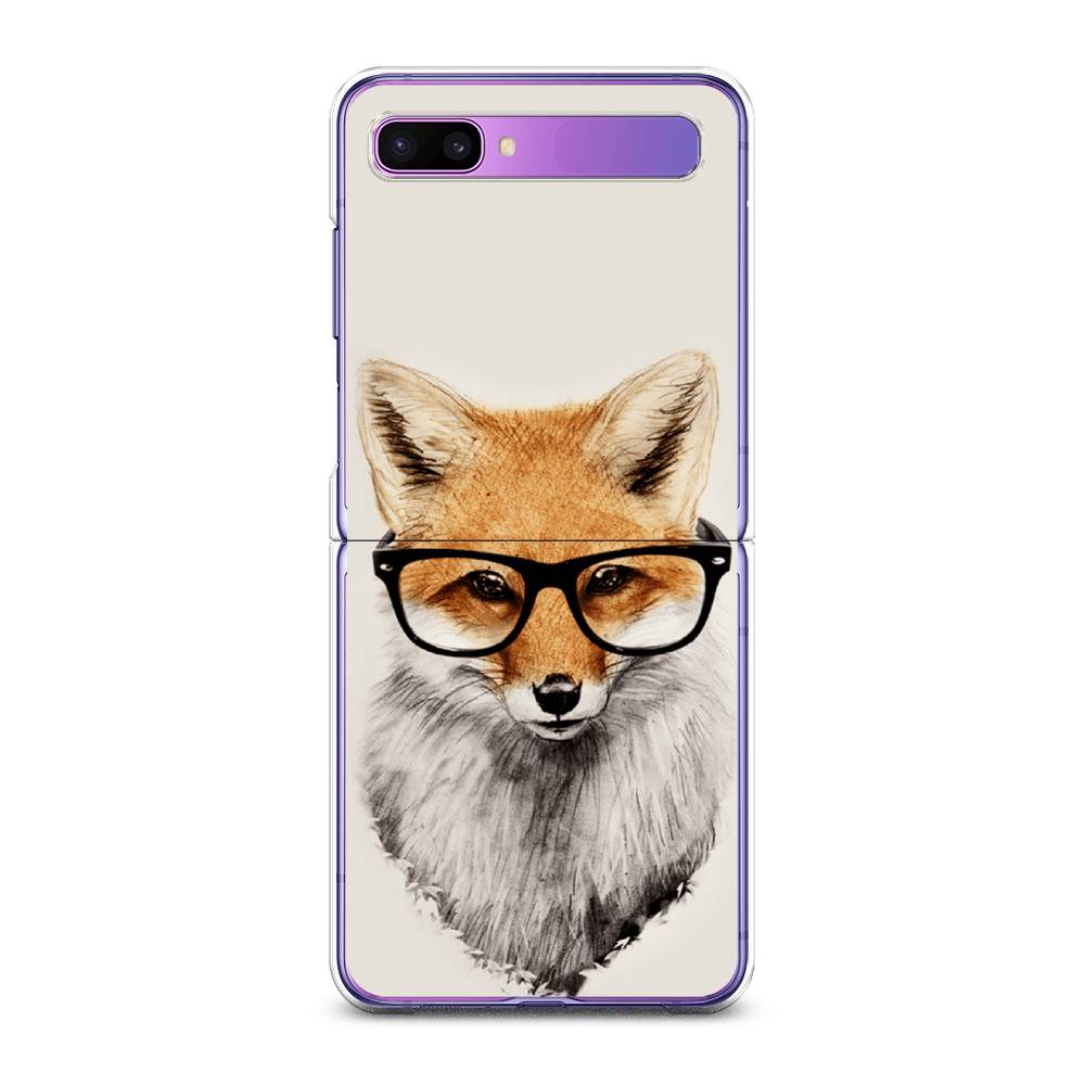

Чехол Awog для Samsung Galaxy Z Flip 1 "Лиса в очках", 2107150-10