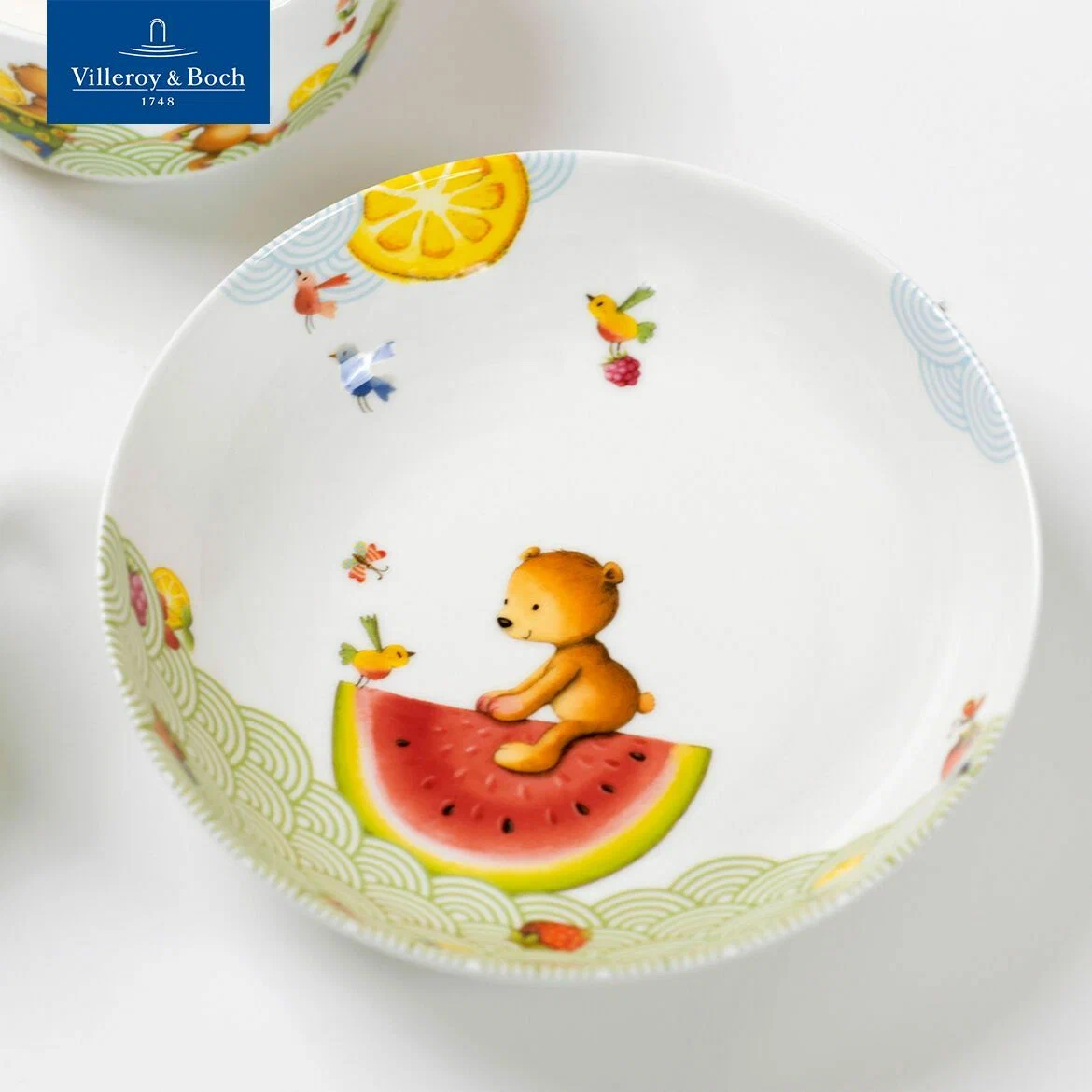 Тарелка глубокая детская Hungry Bear Villeroy & Boch 19 см 370 мл