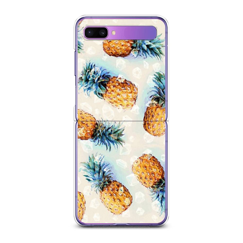 

Чехол Awog 2107150-3 для Samsung Galaxy Z Flip "Ананасы", 2107150-3