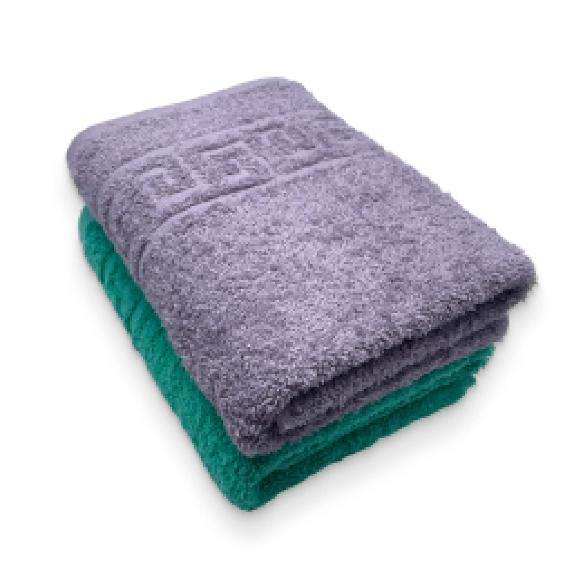 

Комплект полотенец TM Textile Серая дымка+Малахит 2 шт махровый 50*90 см, миди_2