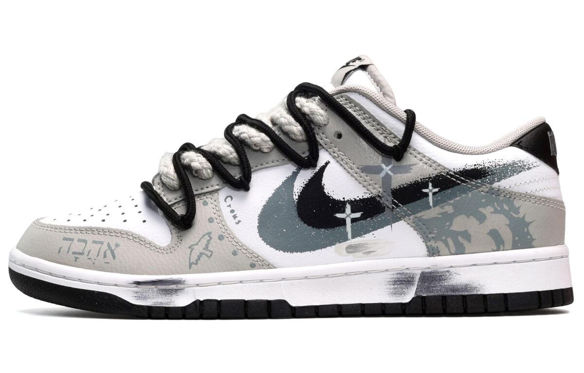 

Кеды унисекс Nike Dunk Low серые 42 EU, Серый, Dunk Low